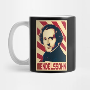 Felix Mendelssohn Retro Mug